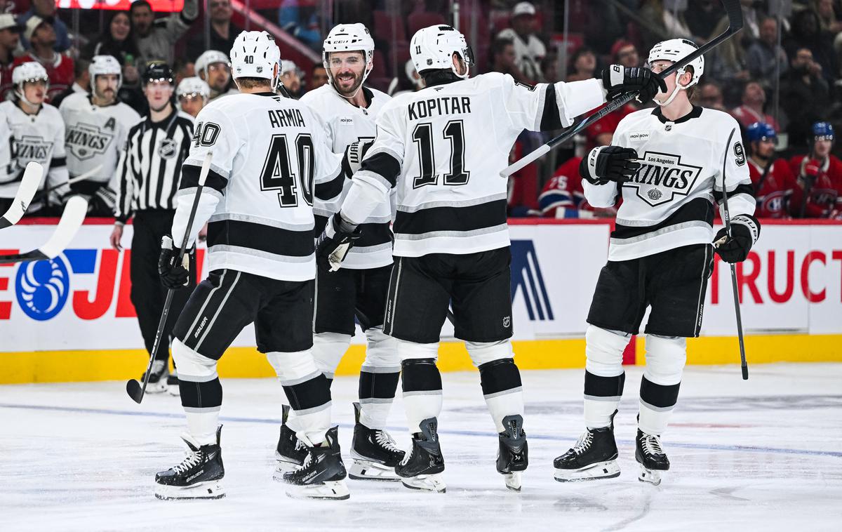 Los Angeles Kings, Anže Kopitar | Kralji so zanesljivo odpravili vroči Montreal. | Foto Reuters