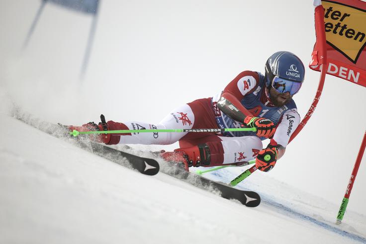 Marco Schwarz je najhitreje opravil s prvo vožnjo, a na koncu ostal brez možnosti za napad na prvo zmago. | Foto: Guliverimage