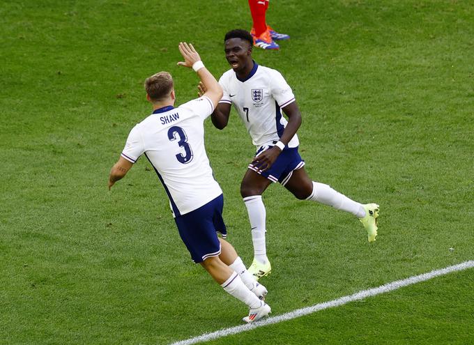 Anglija Bukayo Saka Euro 2024 | Foto: Reuters