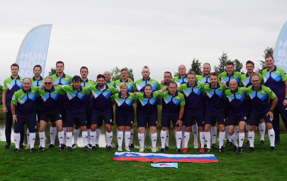 FootGolf | Vsi slovenski udeleženci letošnjega evropskega prvenstva v footgolfu. | Foto Matija Brodnjak