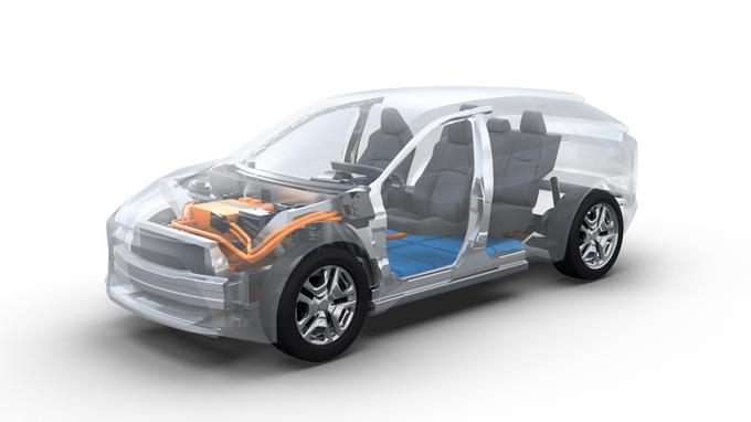 Elektromotor bo postavljen spredaj, baterije bodo v dnu vozila. | Foto: 
