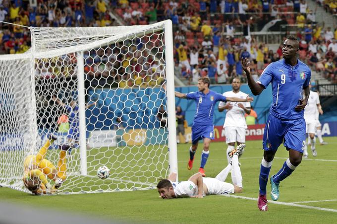 Mario Balotelli je na SP 2014 zabil proti Angliji. | Foto: Guliverimage/Vladimir Fedorenko