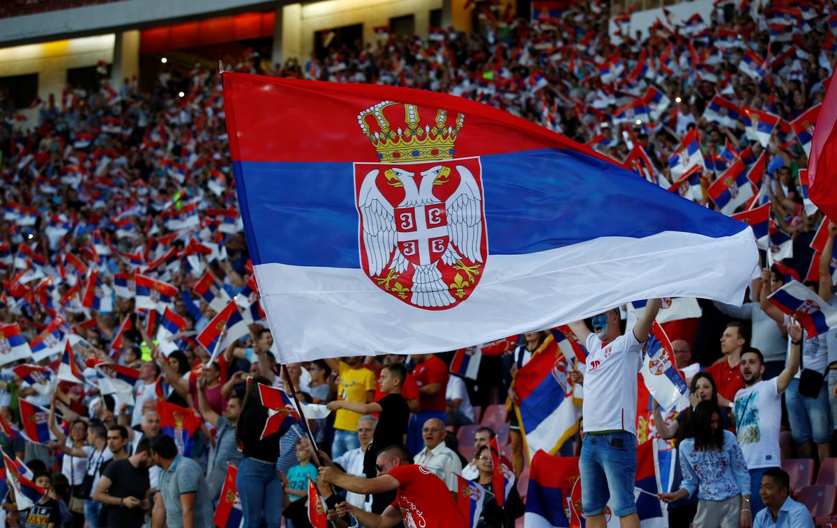 Srbija Navijači | Srbija je ena izmed 16 udeležencev dodatnih kvalifikacij za Euro 2020. V polfinalu se bo 26. marca 2020 pomerila z Norveško. | Foto Reuters