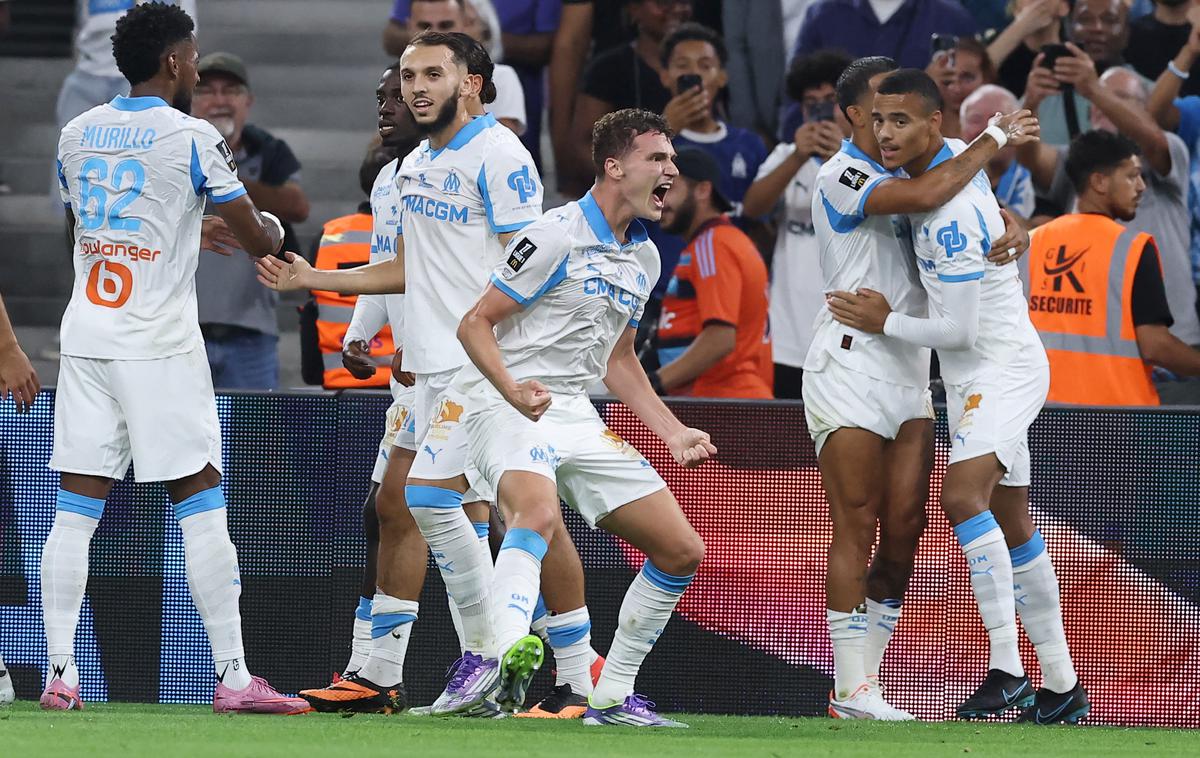Benjamin Pavard, Marseille | Francoski reprezentant Benjamin Pavard je v dresu Marseilla debitiral z golom. | Foto Reuters