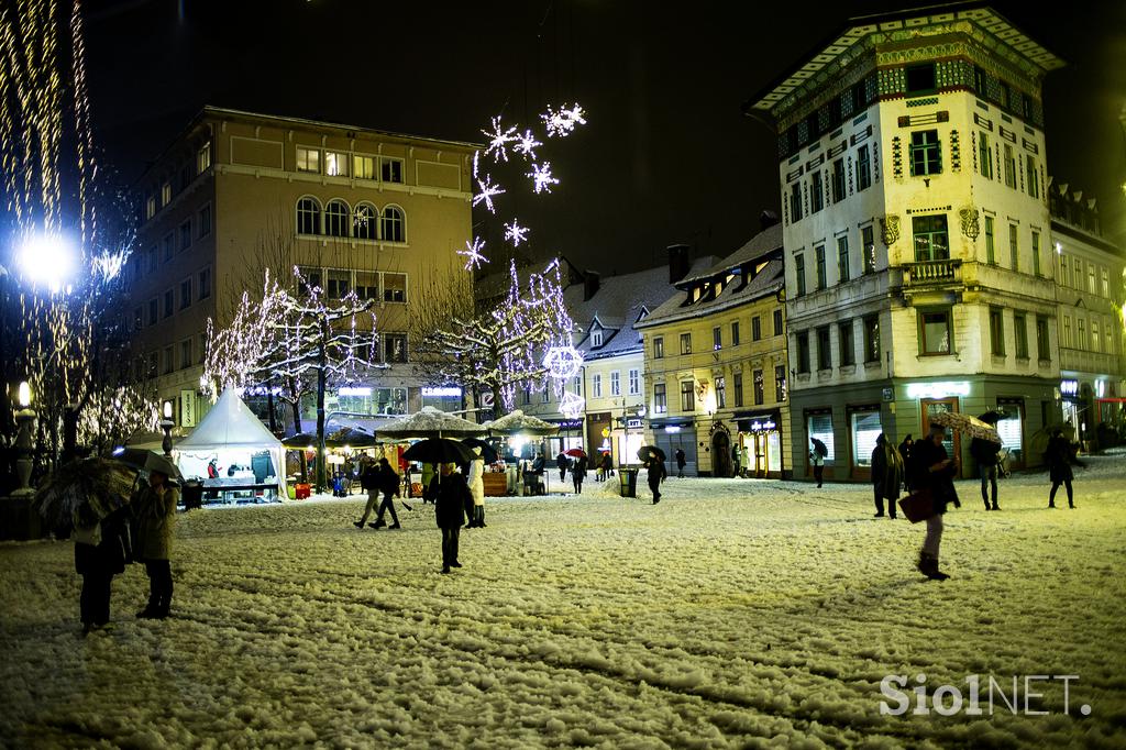 sneg v Ljubljani