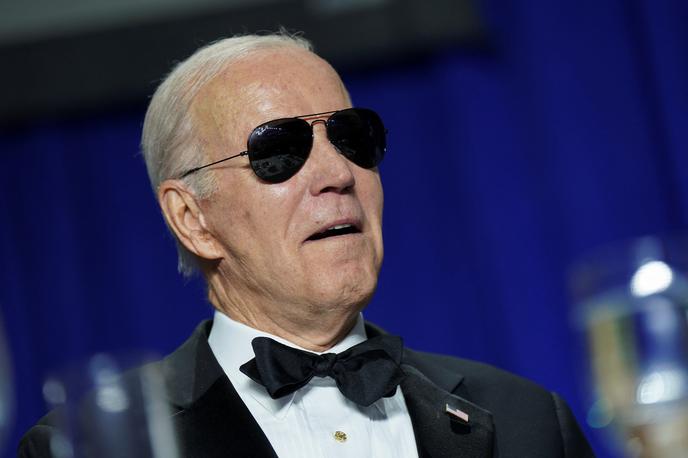 Joe Biden | Joe Biden je šale na svoj račun sprejemal z nasmehom. | Foto Reuters