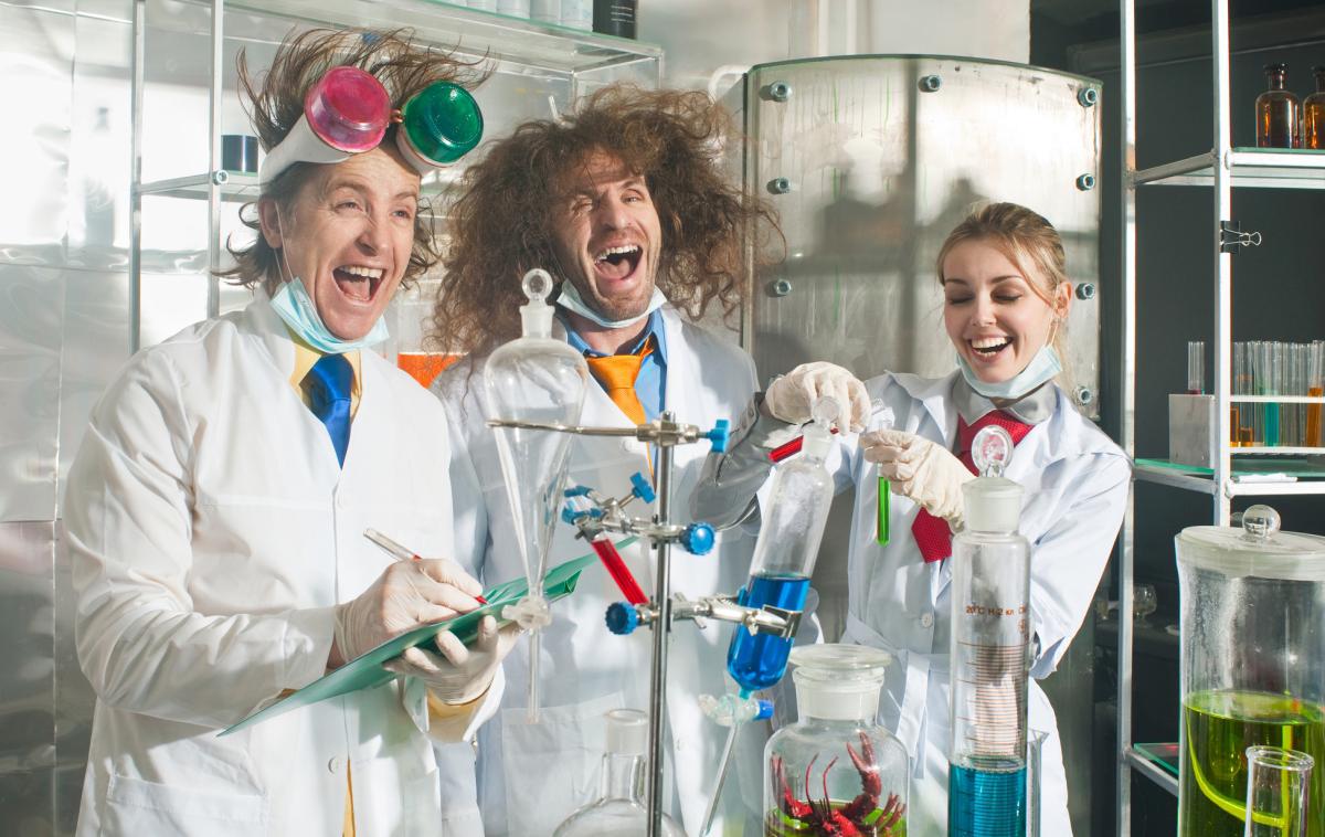 Znanstveniki, smeh | Foto Thinkstock