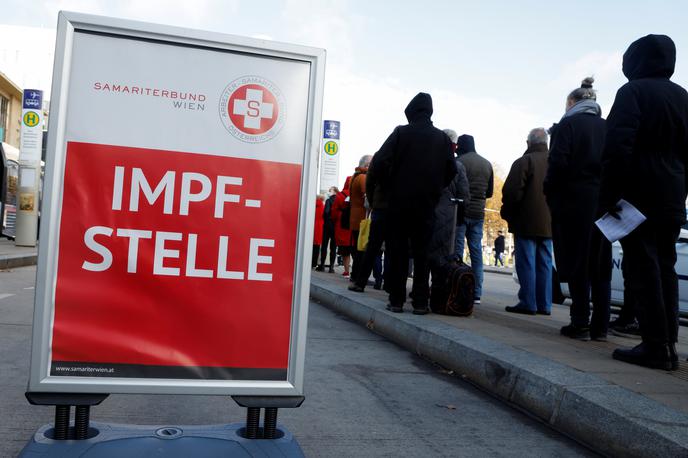 Avstrija cepljenje | Obvezno cepljenje, s katerim želi vlada zajeziti epidemijo, velja za vse, ki so starejši od 18 let. | Foto Reuters