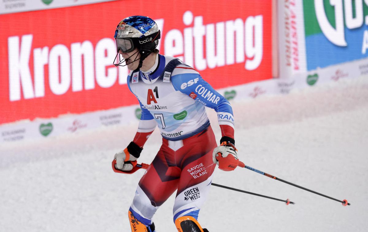 Clement Noel | Clement Noel je zmagovalec nočnega slalomskega spektakla v Schladmingu. | Foto Reuters