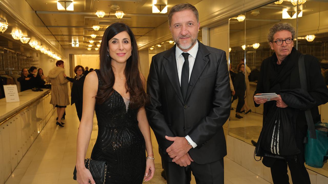 Klemen Boštjančič na premieri z novo izbranko