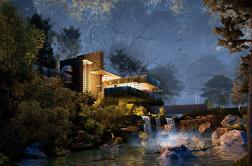 Ekstravagantna stavba, ki so jo že pred skoraj sto leti spojili z naravo