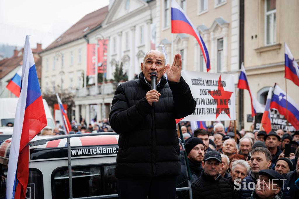 Janez Janša protest