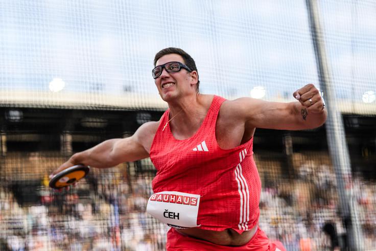 Kristjan Čeh je v tretji seriji z metom 69,73 m napredoval na prvo mesto in tam ostal. | Foto: Guliverimage