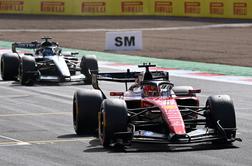 Panika Antonellija, Ferrari po nesreči Verstappna zapravil dvojno zmago