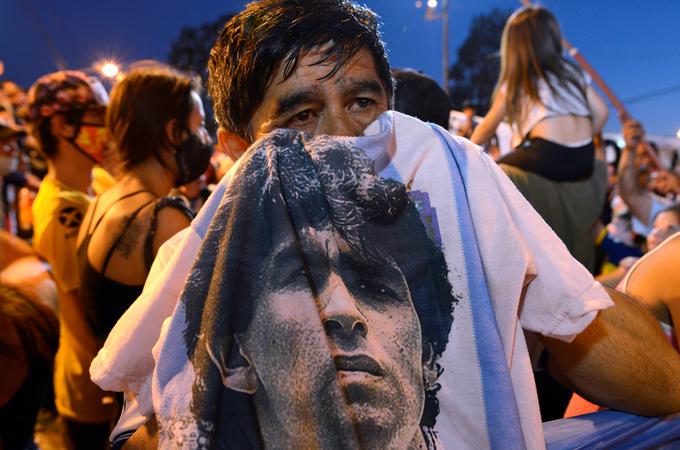 Argentina objokuje izgubo nogometnega junaka, ki je Gavče leta 1986 popeljal na svetovni prestol. | Foto: Reuters