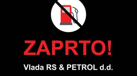 Žalni trak čez Petrolov znak
