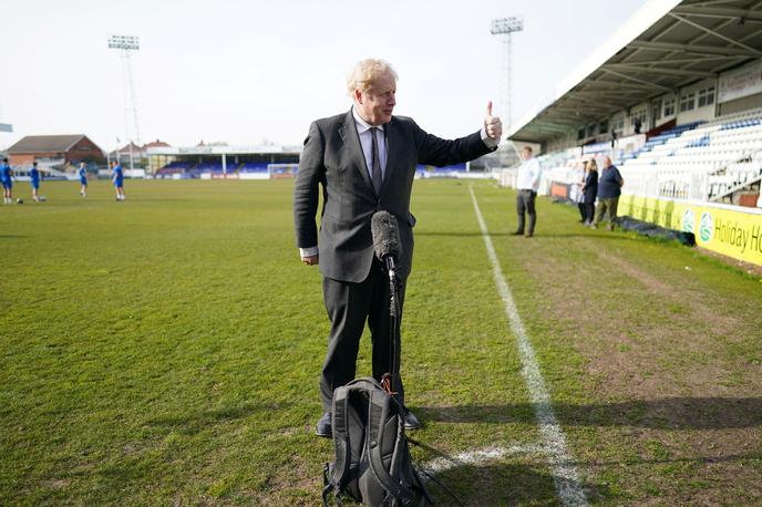 Boris Johnson | Britanski premier Boris Johnson bi si finala lige prvakov želel v Angliji. | Foto Guliverimage