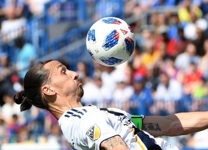 Zlatan Ibrahinović po remiju svojega LA Galaxy na kalifornijskem derbiju z Los Angeles FC ni bil zadovoljen. | Foto: Reuters