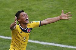 Kolumbijski napadalec Gutierrez je najboljši nogometaš Južne Amerike