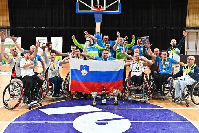 košarka na vozičkih | Ekipa Parasport Slovenia je novi prvak lige NLB Wheel, | Foto Drago Perko