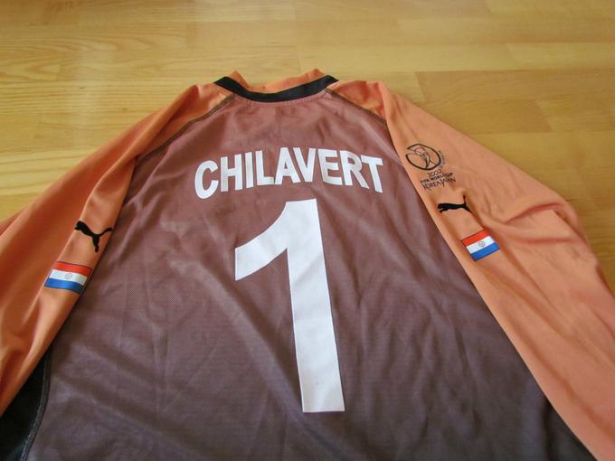 Ta dres je nosil sloviti Jose Luis Chilavert. (Milan Rajtmajer) | Foto: Osebni arhiv