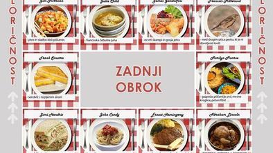 Zadnje večerje znanih osebnosti