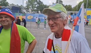 Starejši slovenski navijač žrtev izpada pijanega Danca, a mu je oprostil #video