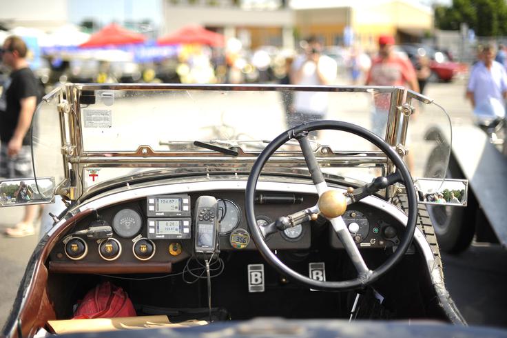 "Notranjost" bentleyja 3-4 1/2 iz leta 1925, ki ga poganja 5,3-litrski motor. | Foto: 