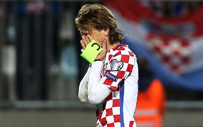 Luka Modrić ni hotel braniti selektorja. | Foto: Reuters