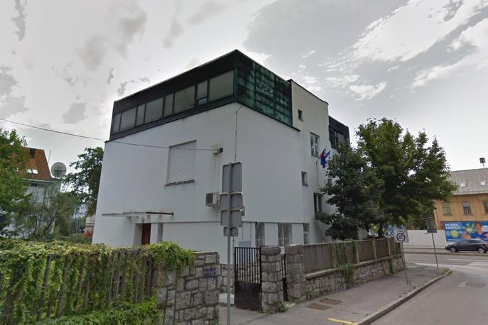 Levstikova ulica SD | Sedež stranke SD na Levstikovi ulici 15 v Ljubljani. | Foto Google Street View
