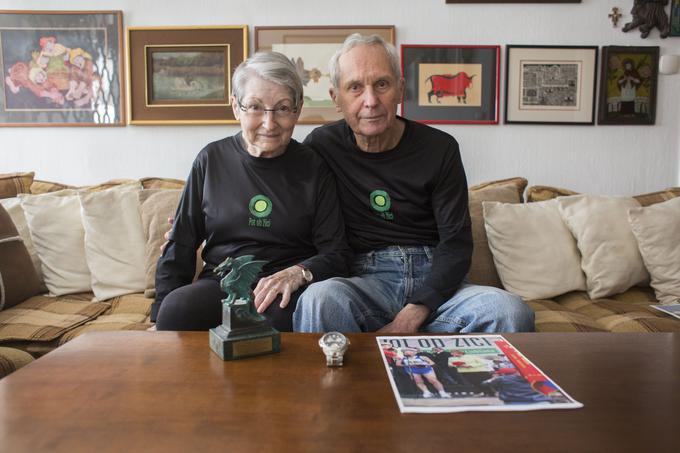 60 let se je udeleževal teka trojk, letos pa se bosta z ženo odpravila na pohod ob žici.   | Foto: Matej Leskovšek