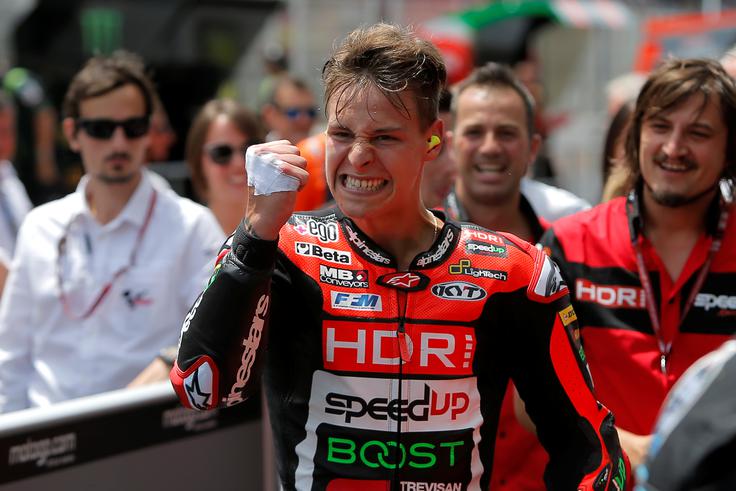 Fabio Quartararo  se veseli premierne zmage. | Foto: Reuters