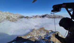 Mlada planinca zgrešila kamin na Mišelj vrh in obtičala