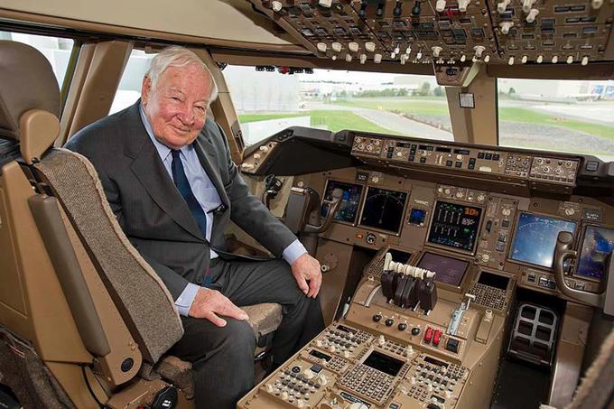 Oče Joeja Sutterja, glavnega inženirja pri razvoju boeinga 747, je bil Slovenec Franc Suhadolc. | Foto: Boeing