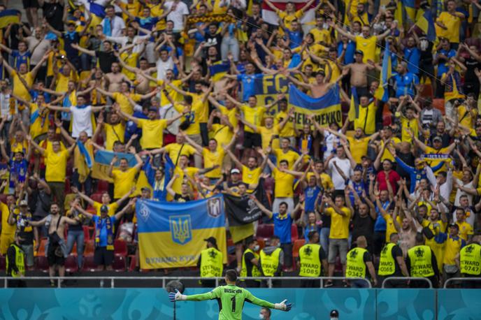 Euro 2021: Ukrajina - Severna Makedonija | Ukrajinski navijači slavijo prvo zmago na Euro 2021. | Foto Guliverimage
