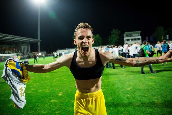 Jure Balkovec se je selektorjevega klica razveselil, čeprav je za Bari odigral le eno tekmo. V Domžalah je blestel. | Foto: Vid Ponikvar