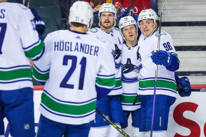 Vancouver Canucks | Vancouver Canucks so po loteriji strli odpor Calgaryja. | Foto Guliverimage