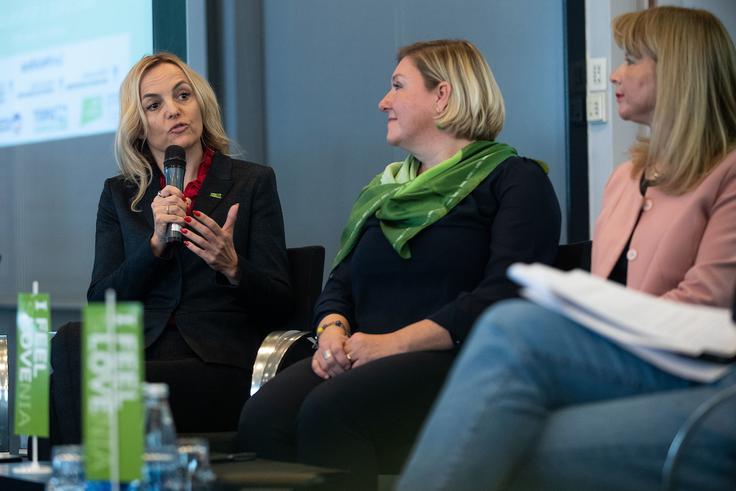 "Odpiranja ameriškega trga se je treba lotiti strateško. To je izjemna poteza in priložnost za vse državne institucije," meni Ajša Vodnik. | Foto: Grega Valančič/Sportida