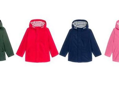 Odpoklic otroške vodoodporne jakne znamke Okaidi