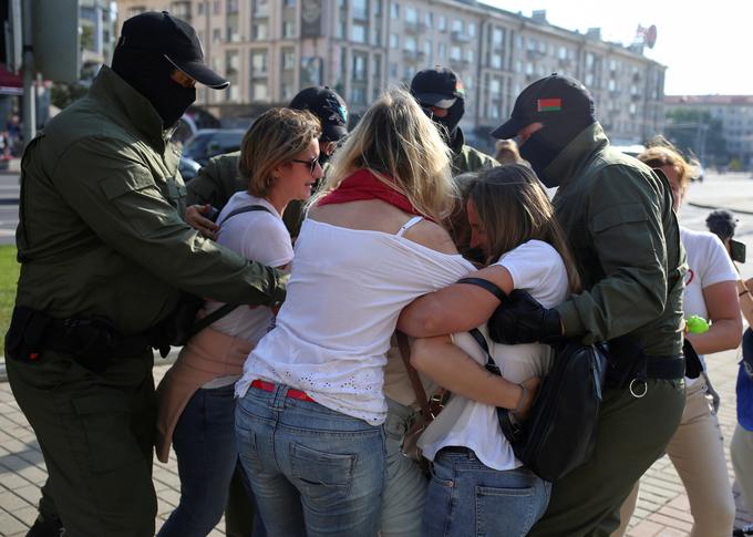 Protesti v beloruskem glavnem mestu potekajo že osmi teden. | Foto: Reuters