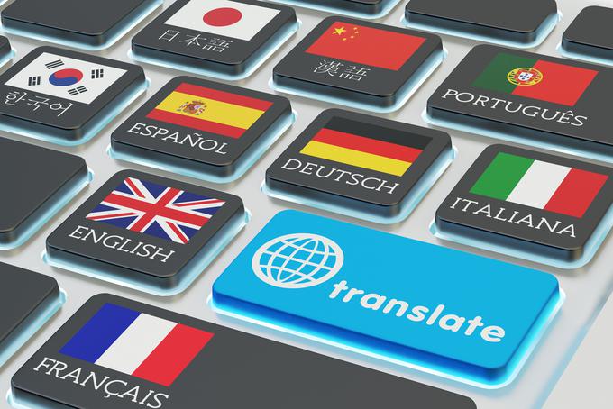 V želji po osvajanju številnih in bogatih tujih trgov svoje izdelke in storitve ponudite tudi v več tujih jezikih.  | Foto: Shutterstock