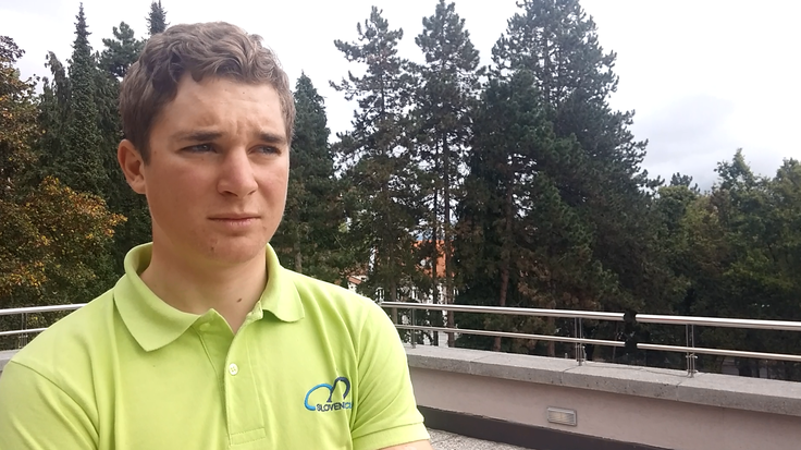 Luka Pibernik je priložnost za nastop na svetovnem kolesarskem prvenstvu dobil namesto utrujenega Boruta Božiča. "Pibernik je naš joker, veliko presenečenje sezone," ga je opisal selektor.  | Foto: 