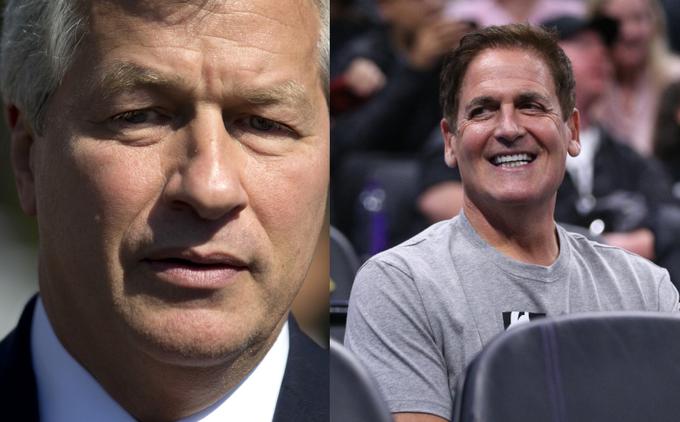 Jamie Dimon, Mark Cuban | Foto: Reuters