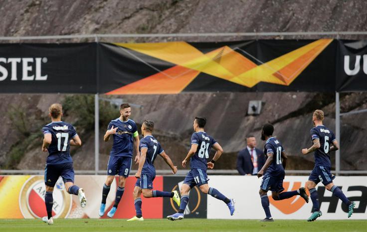Andraž Šporar je v skupinskem delu lige Europa nastopil (in se vpisal med strelce) tudi proti Bragi. | Foto: Reuters