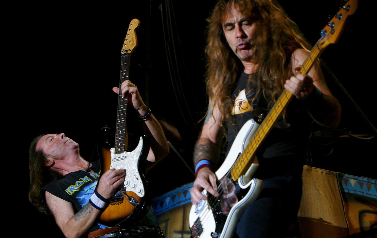 Iron Maiden | Steve Harris (desno) je zvest navijač West Hama. | Foto Reuters