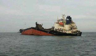 V eksploziji južnokorejske tovorne ladje pet mrtvih