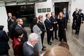 Emmanuel Macron, Robert Goob, Tina Gaber, Zoran Janković
