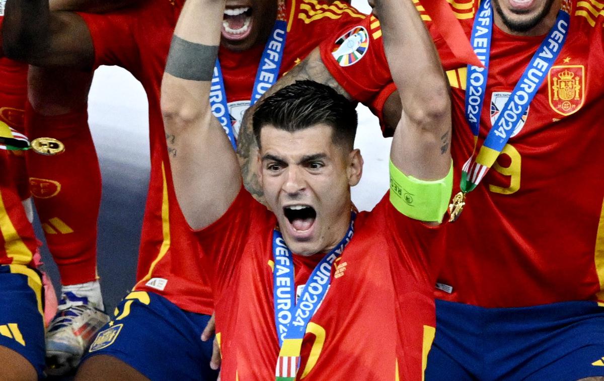 Alvaro Morata | Alvaro Morata se seli k AC Milanu. | Foto Reuters