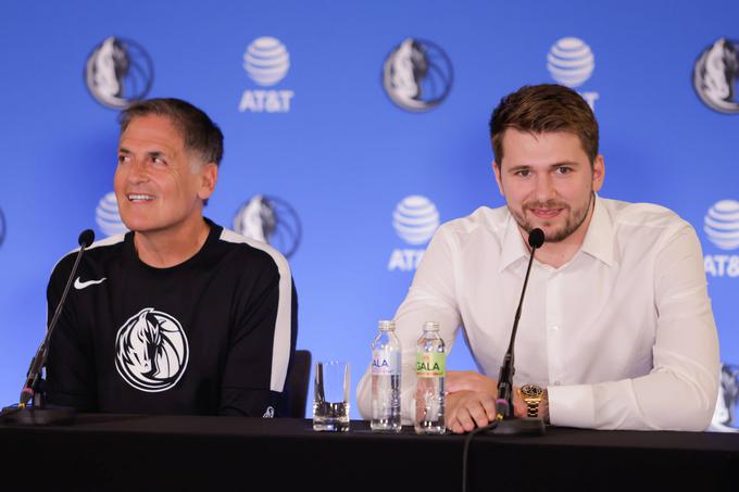 Mark Cuban in Luka Dončić | Foto: Guliverimage/Vladimir Fedorenko