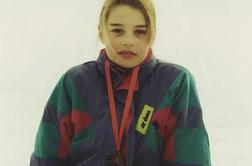 Tina Maze sledilce presenetila s fotografijo iz otroštva